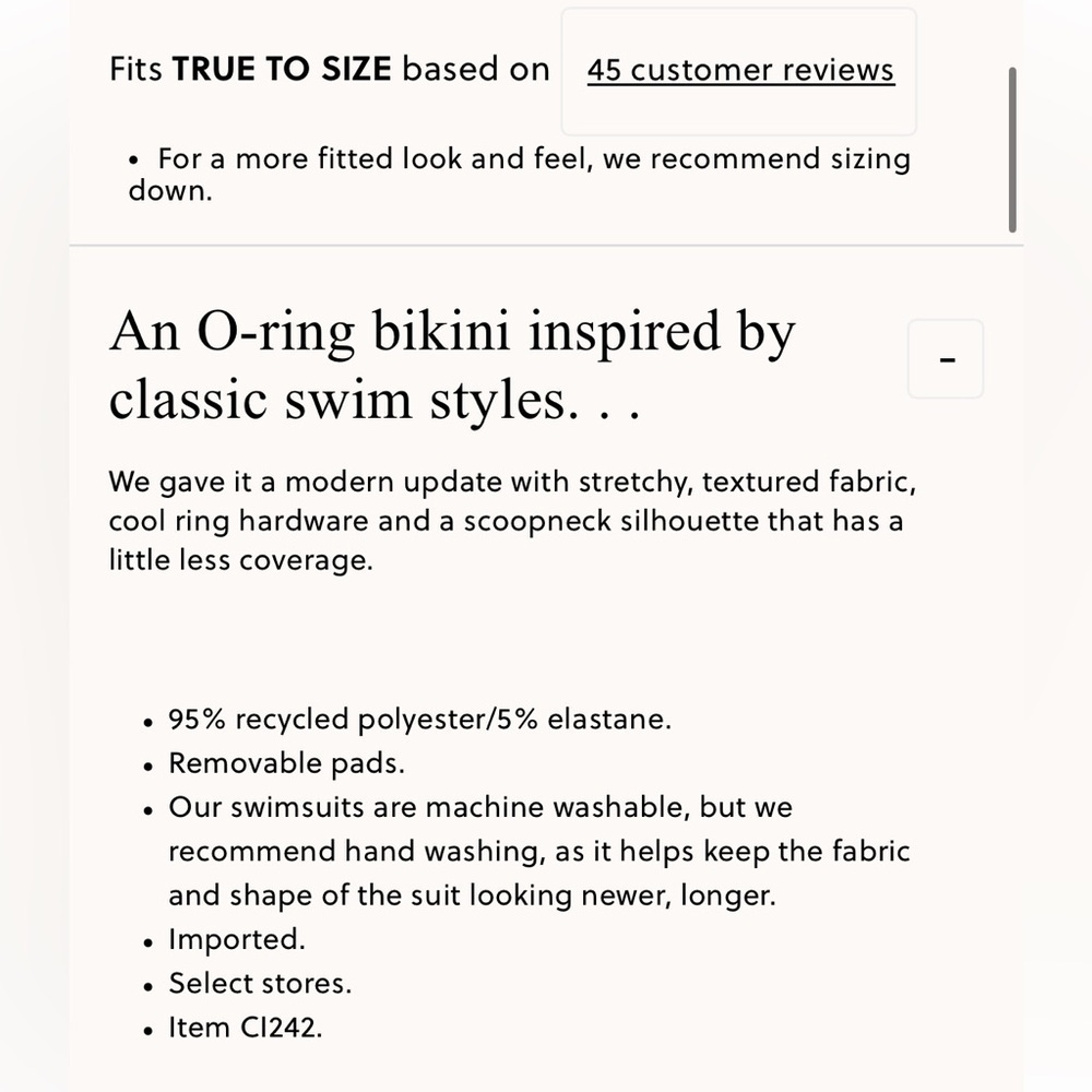 J.Crew Claudia O-ring scrunchie bikini top - Picture 2 of 8